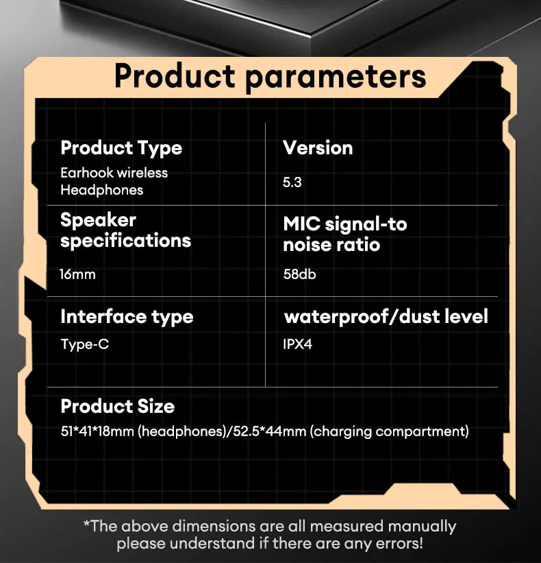 HYUNDAI HY-T26 Pro OWS auriculares con gancho para la oreja llamada HD auriculares Bluetooth batería de larga duración auriculares inalámbricos de música deportiva con micrófono