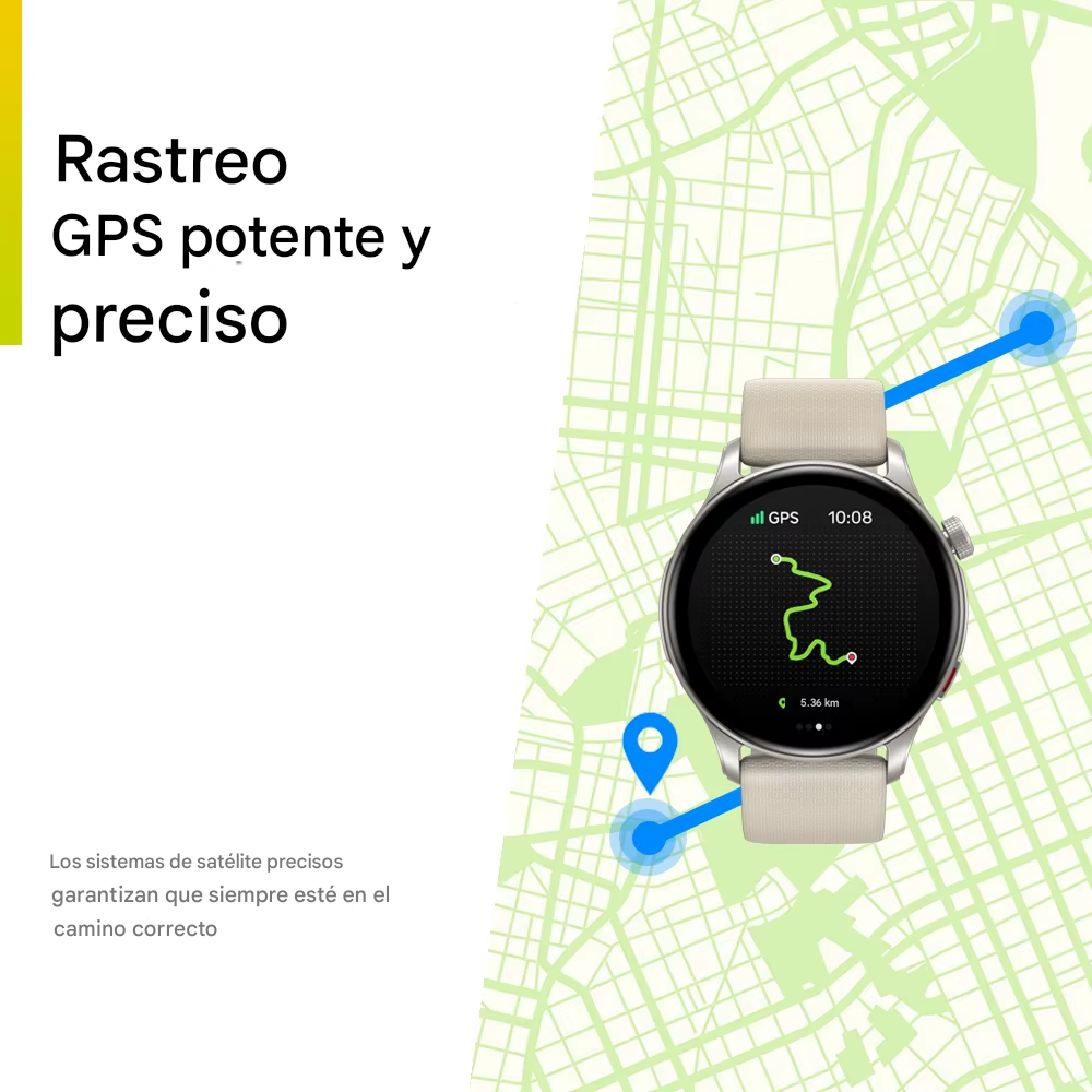 Nuevo Zeblaze Btalk 3 GPS Smartwatch pantalla AMOLED de 1,43 "doble correa Bluetooth llamadas reloj deportivo ritmo cardíaco SpO2 seguimiento del estrés