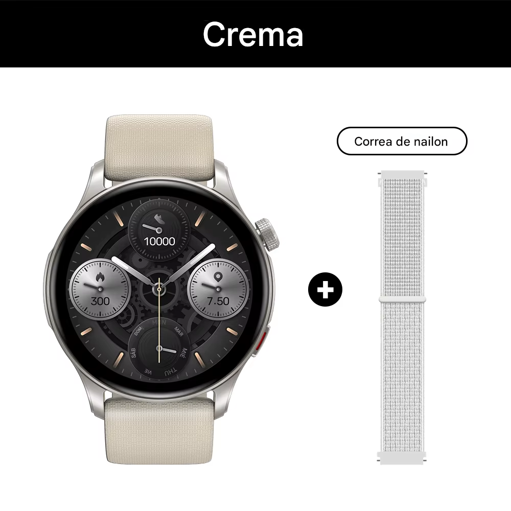 Nuevo Zeblaze Btalk 3 GPS Smartwatch pantalla AMOLED de 1,43 "doble correa Bluetooth llamadas reloj deportivo ritmo cardíaco SpO2 seguimiento del estrés