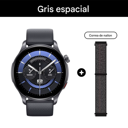 Nuevo Zeblaze Btalk 3 GPS Smartwatch pantalla AMOLED de 1,43 "doble correa Bluetooth llamadas reloj deportivo ritmo cardíaco SpO2 seguimiento del estrés