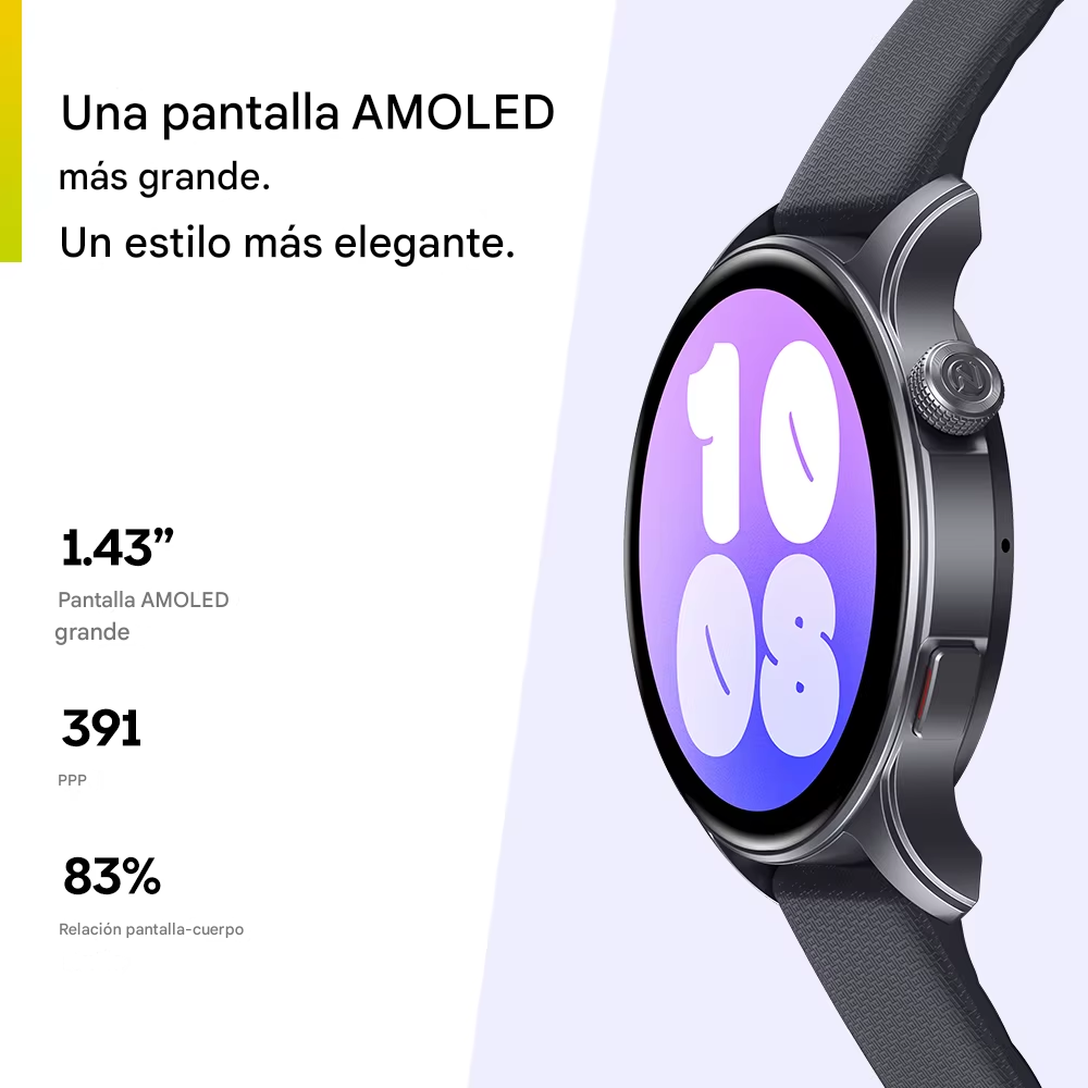 Nuevo Zeblaze Btalk 3 GPS Smartwatch pantalla AMOLED de 1,43 "doble correa Bluetooth llamadas reloj deportivo ritmo cardíaco SpO2 seguimiento del estrés
