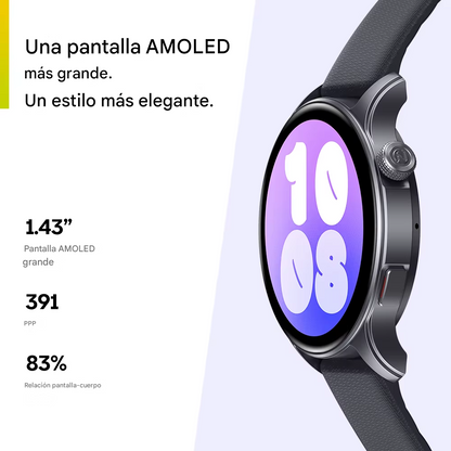 Nuevo Zeblaze Btalk 3 GPS Smartwatch pantalla AMOLED de 1,43 "doble correa Bluetooth llamadas reloj deportivo ritmo cardíaco SpO2 seguimiento del estrés