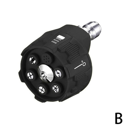 Boquilla de pulverización para lavadora de alta presión, rotación de 0, 15, 25 y 40 grados, boquilla de jabón para enjuague, punta para limpieza de jardín