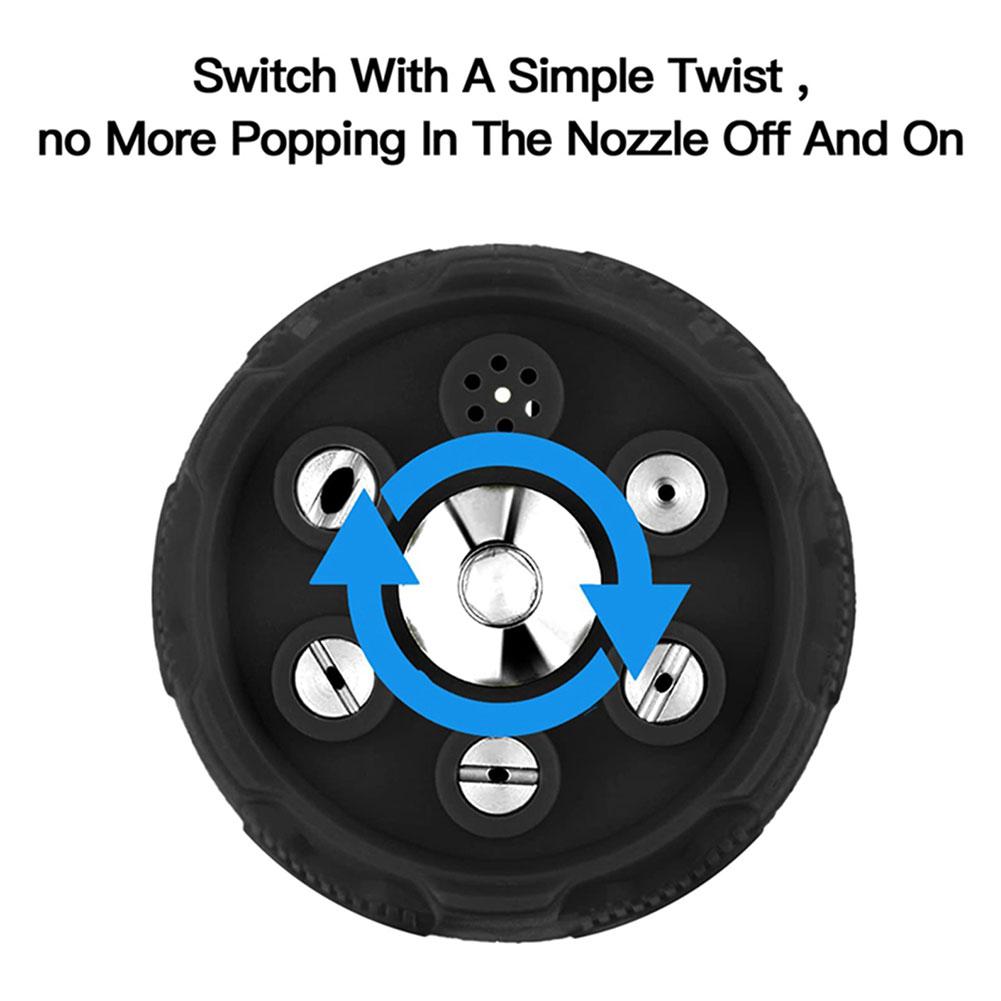 Boquilla de pulverización para lavadora de alta presión, rotación de 0, 15, 25 y 40 grados, boquilla de jabón para enjuague, punta para limpieza de jardín