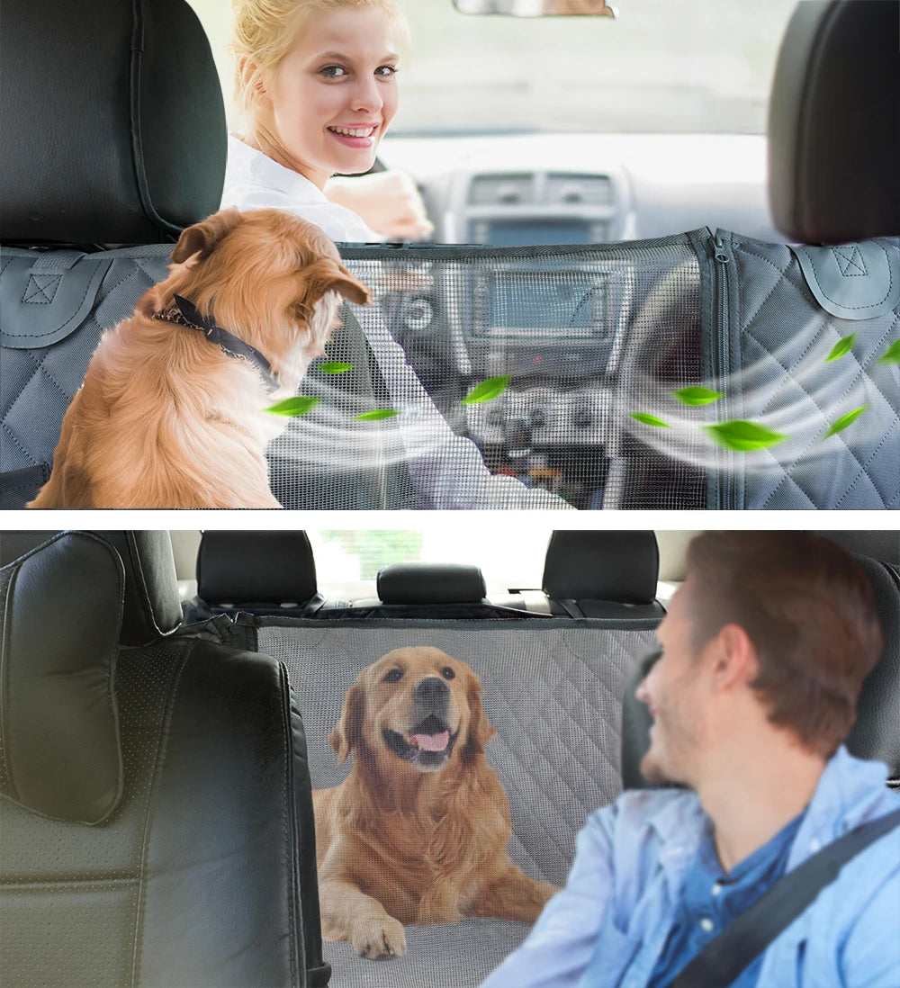 PETRAVEL-funda para asiento de coche para perros, impermeable, para viaje, hamaca, Protector de asiento trasero, estera, portador de seguridad para perros