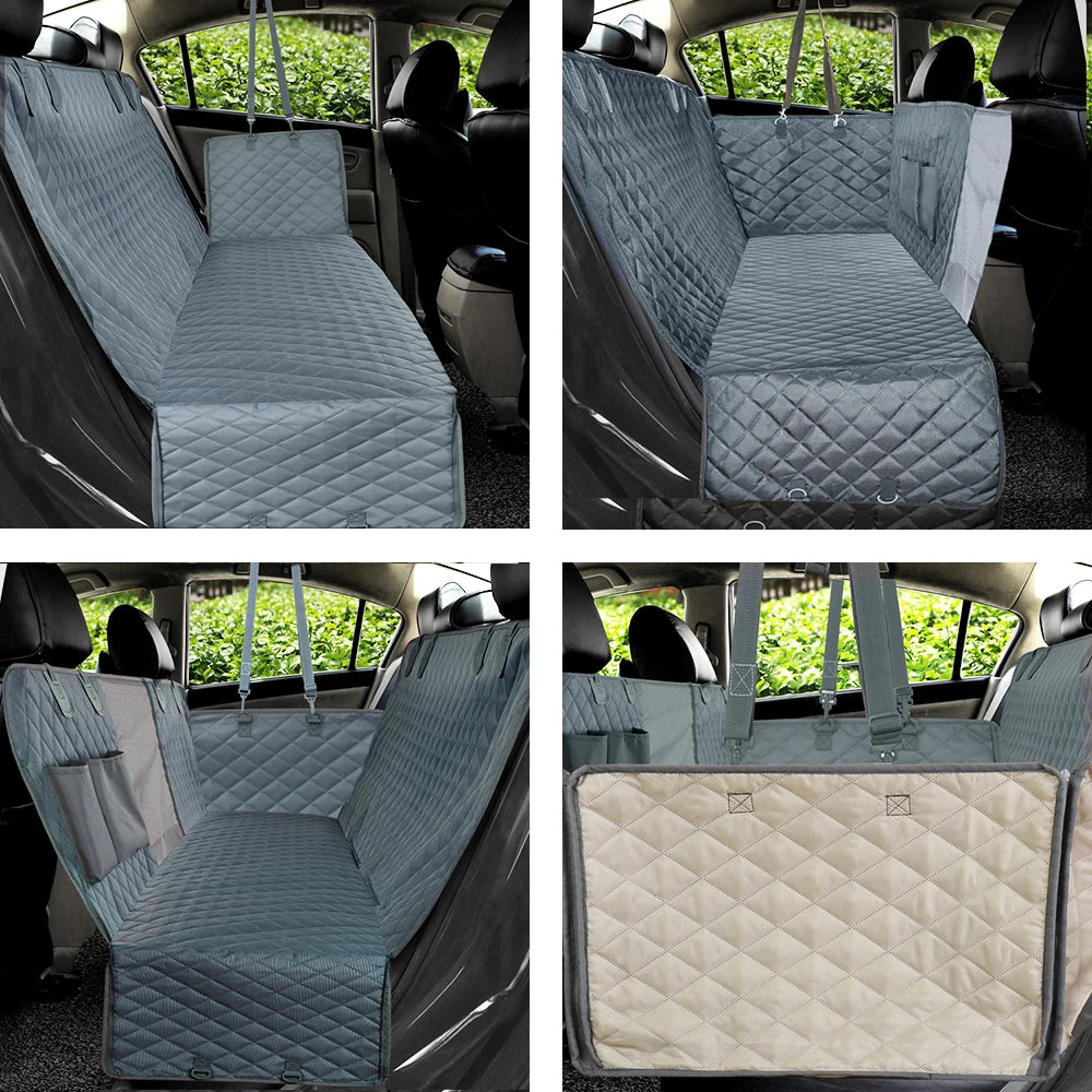 PETRAVEL-funda para asiento de coche para perros, impermeable, para viaje, hamaca, Protector de asiento trasero, estera, portador de seguridad para perros