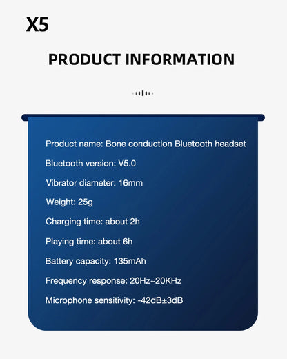 Lenovo-auriculares de conducción ósea X3 Pro, cascos inalámbricos con gancho para la oreja, Bluetooth, Hifi, con micrófono, resistentes al agua