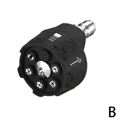 Boquilla de pulverización para lavadora de alta presión, rotación de 0, 15, 25 y 40 grados, boquilla de jabón para enjuague, punta para limpieza de jardín