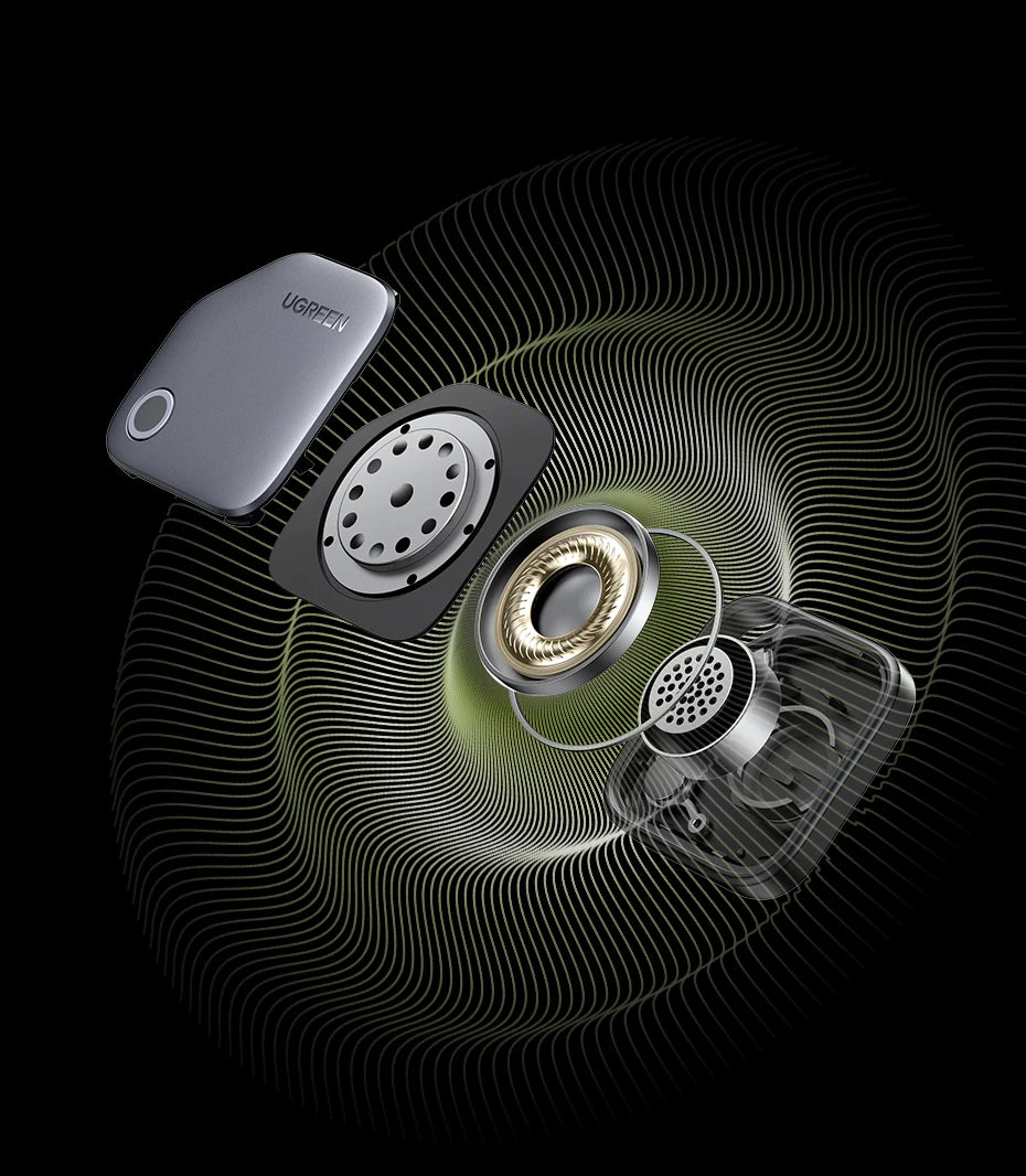 UGREEN Smart Tag Bluetooth Tracker, buscador de llaves Localizador de artículos SmartTag Batería de hasta 2 años para iPhone Apple Find My (solo IOS)