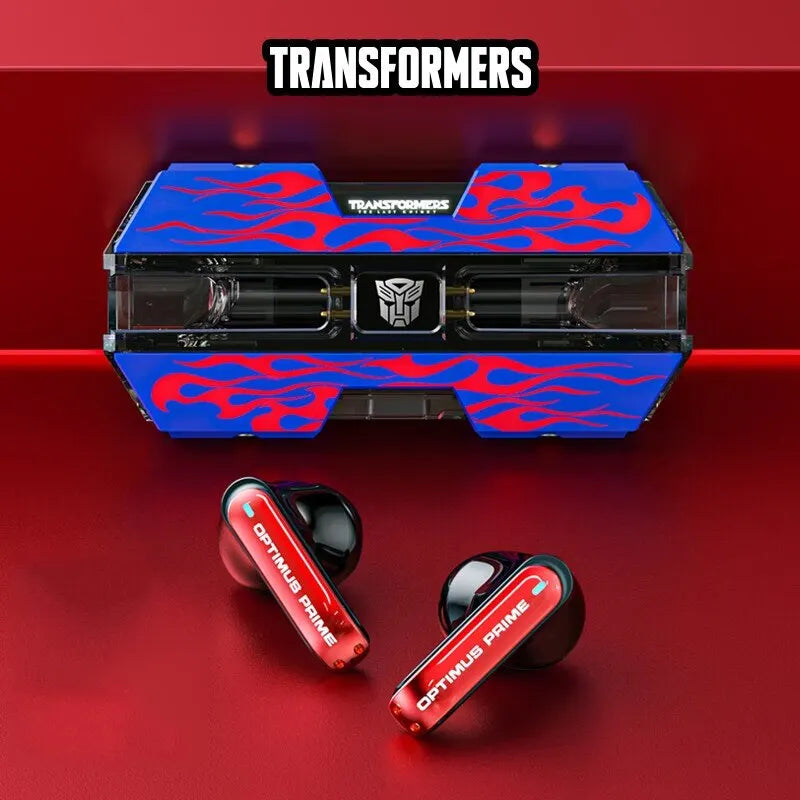 Auriculares Gamer TWS TF-T01 con Bluetooth 5.3, Cancelación de Ruido y Micrófono – Diseño Transformers