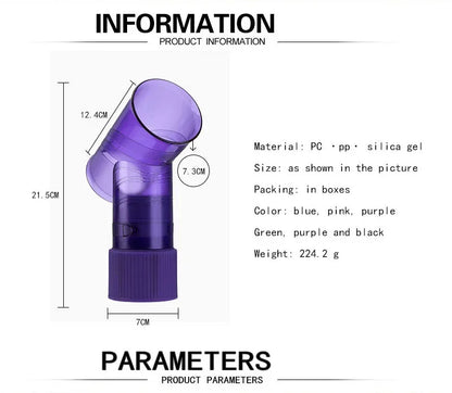Difusor de pelo DIY para salón, rodillo mágico para el pelo, gorro de secado, secador de pelo, rizo de viento, cubierta para secador de pelo, herramientas de estilismo para el cuidado del cabello, accesorio