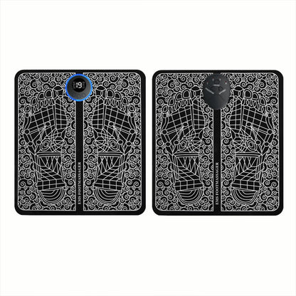 Almohadilla masajeadora de pies eléctrica, esterilla de masaje electroestimulador EMS, Masajeador muscular, relajación de pies, Masajeador de Fitness, carga USB