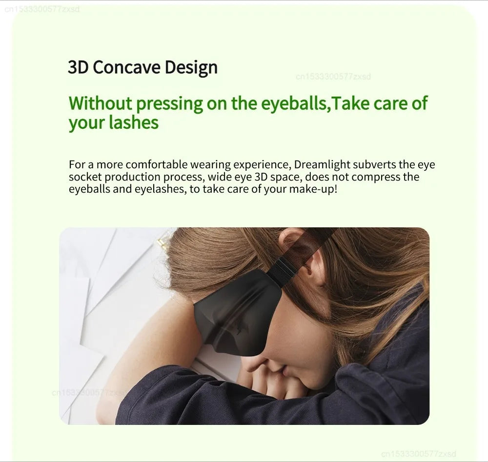 Xiaomi Dreamlight 4S – Máscara de Sueño 3D Ergonómica para Hombres y Mujeres