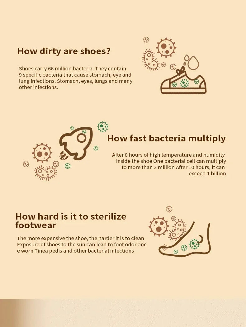 Secador de zapatos eléctrico, calentador de botas, secador de botas UV para pies, elimina el olor, desodorante de botas de secado rápido, secador de calcetines multifunción