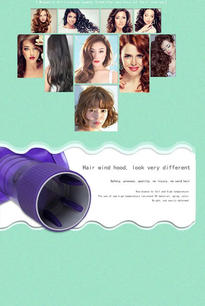 Difusor de pelo DIY para salón, rodillo mágico para el pelo, gorro de secado, secador de pelo, rizo de viento, cubierta para secador de pelo, herramientas de estilismo para el cuidado del cabello, accesorio