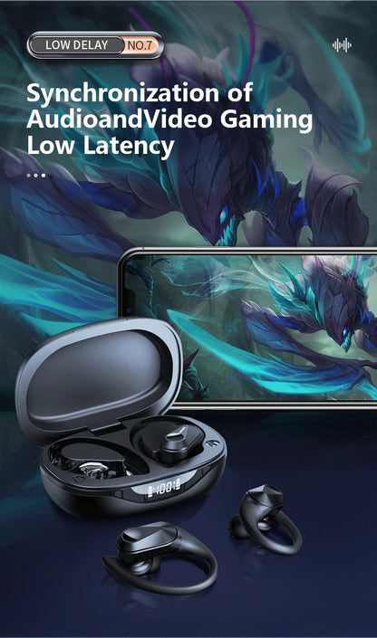 Nuevos auriculares deportivos Lenovo LP75 TWS, auriculares inalámbricos Bluetooth 5,3, auriculares estéreo HiFi resistentes al agua con reducción de ruido y micrófonos