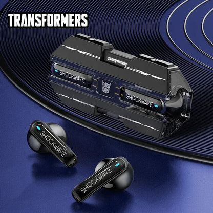 Auriculares Gamer TWS TF-T01 con Bluetooth 5.3, Cancelación de Ruido y Micrófono – Diseño Transformers