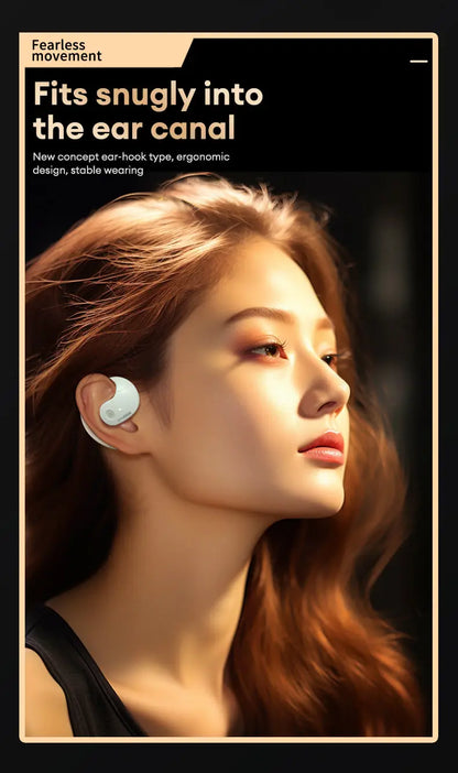 HYUNDAI HY-T26 Pro OWS auriculares con gancho para la oreja llamada HD auriculares Bluetooth batería de larga duración auriculares inalámbricos de música deportiva con micrófono