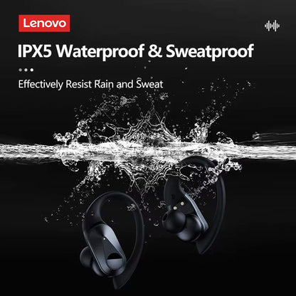 Nuevos auriculares deportivos Lenovo LP75 TWS, auriculares inalámbricos Bluetooth 5,3, auriculares estéreo HiFi resistentes al agua con reducción de ruido y micrófonos