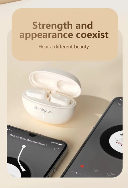 Lenovo LP19 auriculares inalámbricos Bluetooth auriculares con sonido envolvente HiFi auriculares deportivos intrauditivos de modo Dual HD llamada auriculares con micrófono