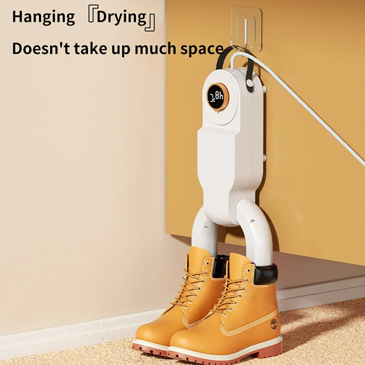 Secador de zapatos eléctrico, calentador de botas, secador de botas UV para pies, elimina el olor, desodorante de botas de secado rápido, secador de calcetines multifunción