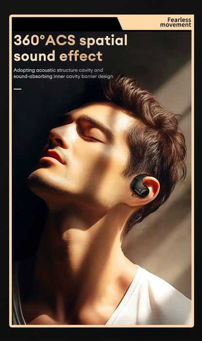 HYUNDAI HY-T26 Pro OWS auriculares con gancho para la oreja llamada HD auriculares Bluetooth batería de larga duración auriculares inalámbricos de música deportiva con micrófono