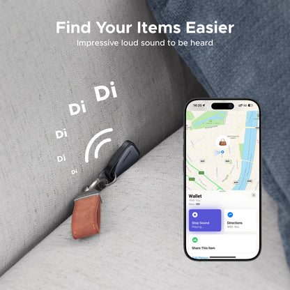 UGREEN Smart Tag Bluetooth Tracker, buscador de llaves Localizador de artículos SmartTag Batería de hasta 2 años para iPhone Apple Find My (solo IOS)