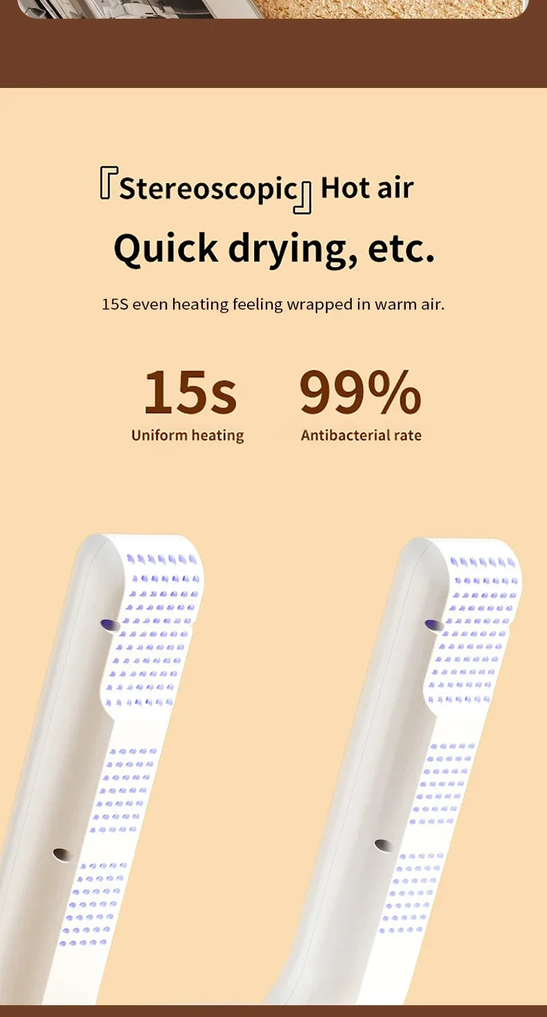 Secador de zapatos eléctrico, calentador de botas, secador de botas UV para pies, elimina el olor, desodorante de botas de secado rápido, secador de calcetines multifunción