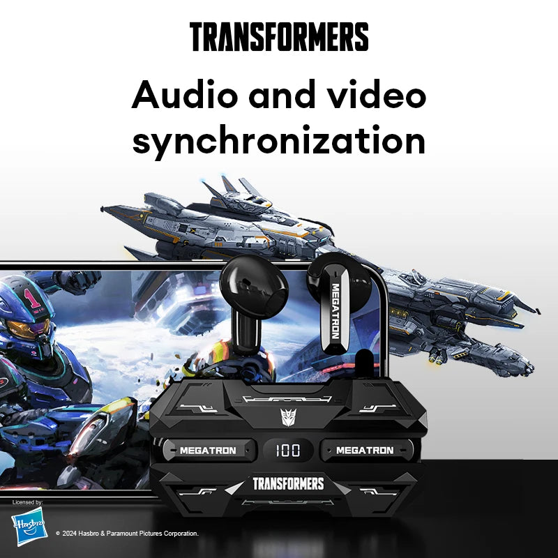 Nuevos transformadores TF-T51 TWS auriculares inalámbricos de larga resistencia con pantalla LED de potencia auriculares Bluetooth V5.4 llamadas HD auriculares