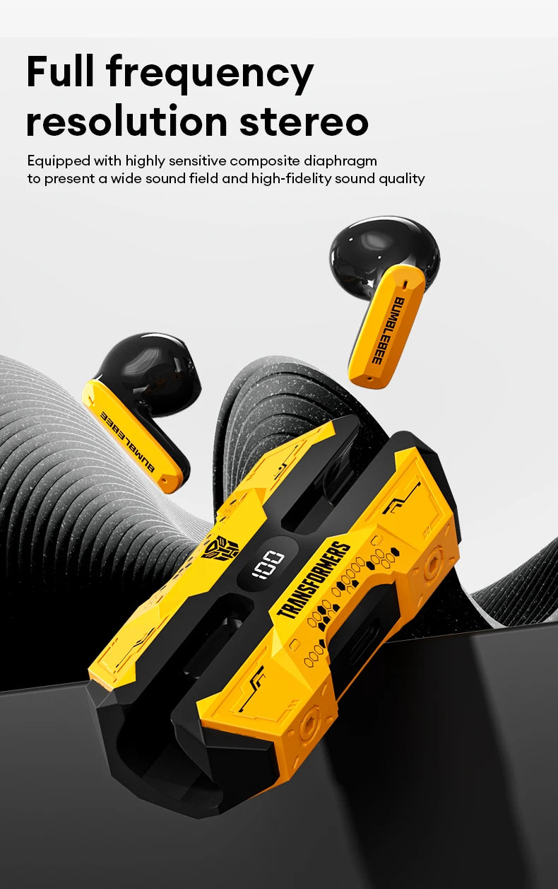 Nuevos transformadores TF-T51 TWS auriculares inalámbricos de larga resistencia con pantalla LED de potencia auriculares Bluetooth V5.4 llamadas HD auriculares