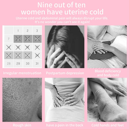 Almohadilla térmica Menstrual, cinturón de palacio cálido inteligente para aliviar el dolor de la cintura durante la menstruación, herramientas de masaje de cintura Abdominal