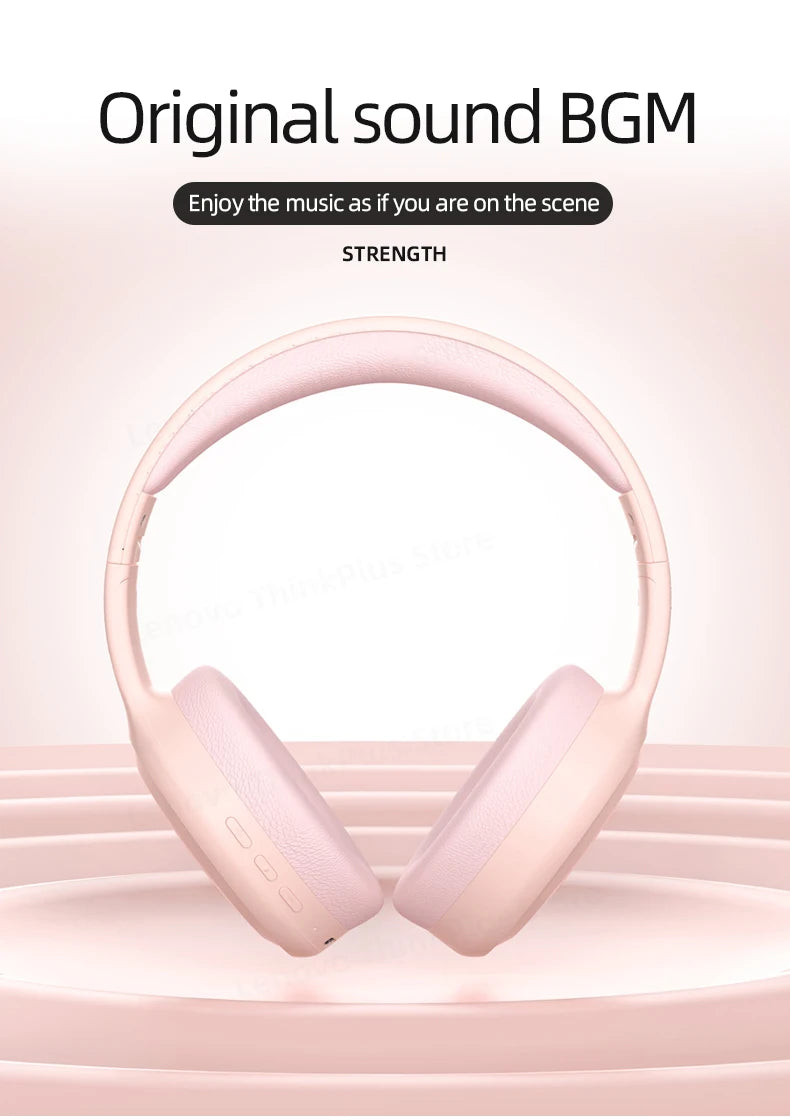 Original Lenovo th30 auriculares inalámbricos auriculares para juegos Bluetooth 5,0 auriculares plegables auriculares deportivos