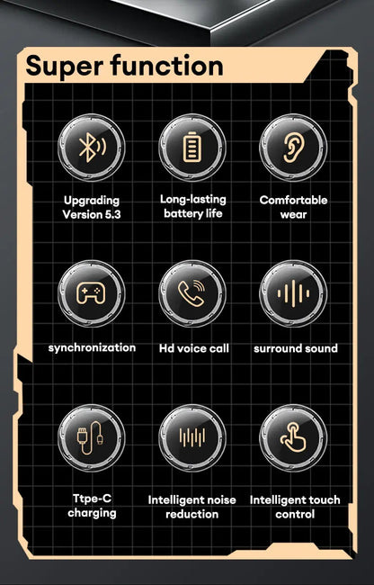 HYUNDAI HY-T26 Pro OWS auriculares con gancho para la oreja llamada HD auriculares Bluetooth batería de larga duración auriculares inalámbricos de música deportiva con micrófono