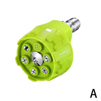 Boquilla de pulverización para lavadora de alta presión, rotación de 0, 15, 25 y 40 grados, boquilla de jabón para enjuague, punta para limpieza de jardín