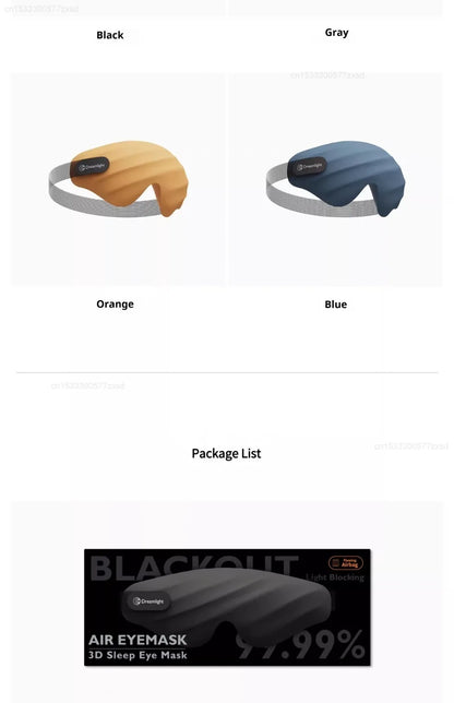 Xiaomi Dreamlight 4S – Máscara de Sueño 3D Ergonómica para Hombres y Mujeres