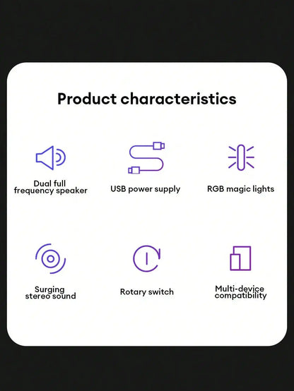 Barra de Sonido Lenovo TS33 con Subwoofer AUX y Bluetooth 5.0 – Sonido Envolvente 360° para PC y Cine en Casa