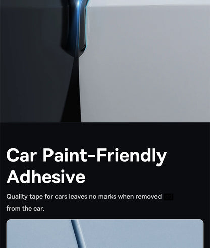 Baseus-tira anticolisión para puerta de coche, 6 uds., para Tesla Model 3/Y, pegatinas de barra protectora, cubierta de espejo retrovisor, tira protectora