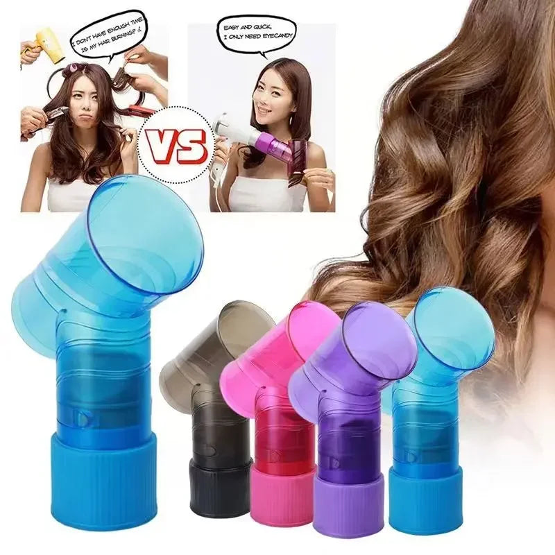 Difusor de pelo DIY para salón, rodillo mágico para el pelo, gorro de secado, secador de pelo, rizo de viento, cubierta para secador de pelo, herramientas de estilismo para el cuidado del cabello, accesorio