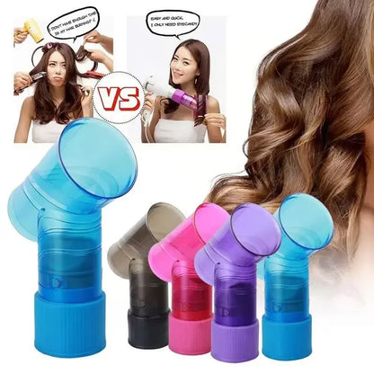 Difusor de pelo DIY para salón, rodillo mágico para el pelo, gorro de secado, secador de pelo, rizo de viento, cubierta para secador de pelo, herramientas de estilismo para el cuidado del cabello, accesorio