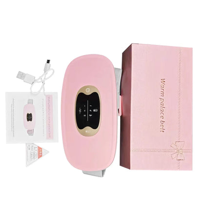 Almohadilla térmica Menstrual, cinturón de palacio cálido inteligente para aliviar el dolor de la cintura durante la menstruación, herramientas de masaje de cintura Abdominal