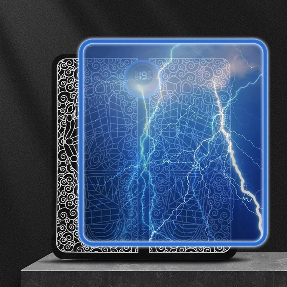 Almohadilla masajeadora de pies eléctrica, esterilla de masaje electroestimulador EMS, Masajeador muscular, relajación de pies, Masajeador de Fitness, carga USB