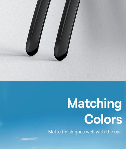 Baseus-tira anticolisión para puerta de coche, 6 uds., para Tesla Model 3/Y, pegatinas de barra protectora, cubierta de espejo retrovisor, tira protectora