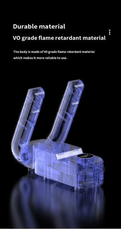 Secador de zapatos eléctrico, calentador de botas, secador de botas UV para pies, elimina el olor, desodorante de botas de secado rápido, secador de calcetines multifunción