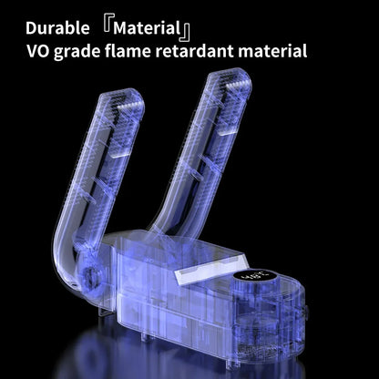 Secador de zapatos eléctrico, calentador de botas, secador de botas UV para pies, elimina el olor, desodorante de botas de secado rápido, secador de calcetines multifunción