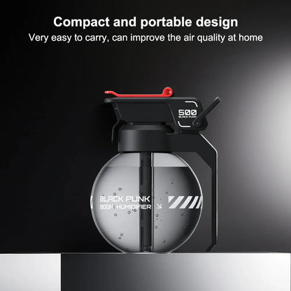 Mini Humidificador USB con Luz LED Nocturna – Difusor de Aromas Portátil para Hogar, Oficina o Coche