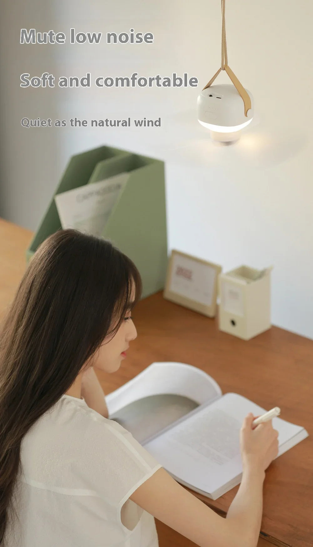 Ventiladores de techo portátiles, ventilador eléctrico LED recargable, lámpara de noche para el hogar, tienda de campaña al aire libre, ventilador colgante con Control remoto