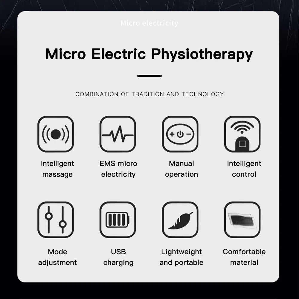 Almohadilla masajeadora de pies eléctrica, esterilla de masaje electroestimulador EMS, Masajeador muscular, relajación de pies, Masajeador de Fitness, carga USB