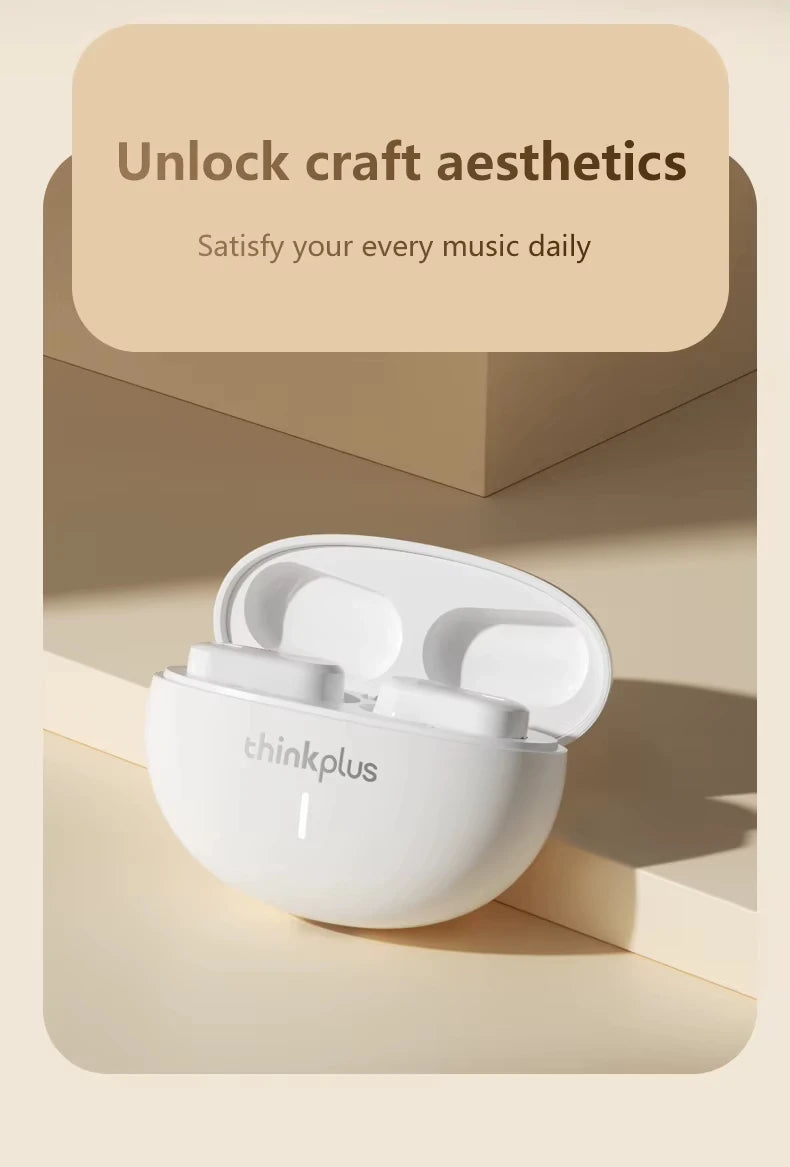 Lenovo LP19 auriculares inalámbricos Bluetooth auriculares con sonido envolvente HiFi auriculares deportivos intrauditivos de modo Dual HD llamada auriculares con micrófono