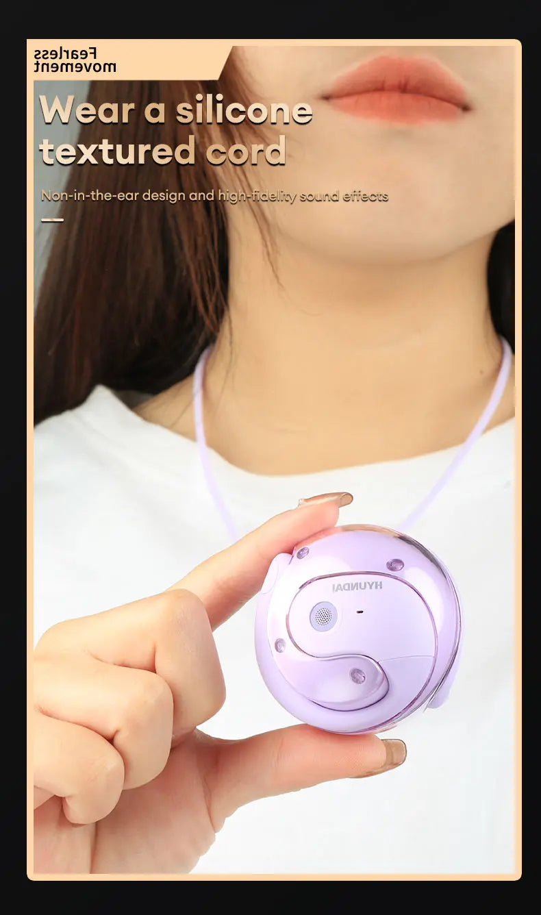 HYUNDAI HY-T26 Pro OWS auriculares con gancho para la oreja llamada HD auriculares Bluetooth batería de larga duración auriculares inalámbricos de música deportiva con micrófono